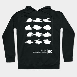 Little Fluffy Clouds / Minimal Graphic Artwork Design Hoodie